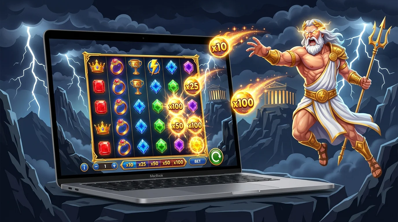 Gates of Olympus para brasileiros: entenda os multiplicadores de Zeus